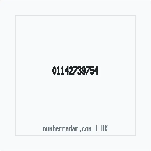 Reverse number check for +44 114 273 9754 — who called me?