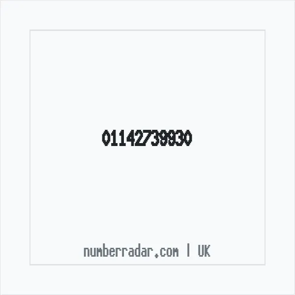 Reverse number check for +44 114 273 9930 — who called me?