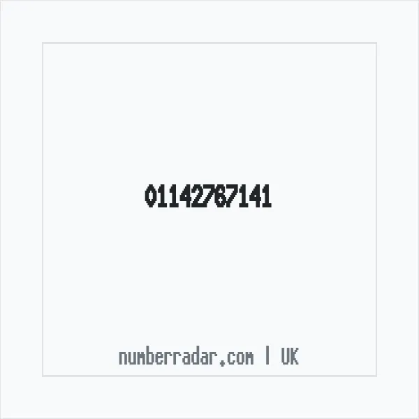 Reverse number check for +44 114 276 7141 — who called me?