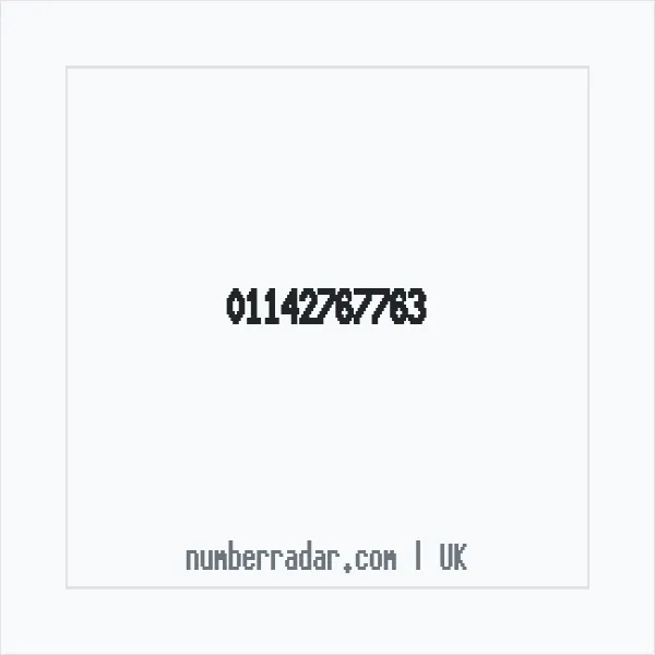 Reverse number check for +44 114 276 7763 — who called me?