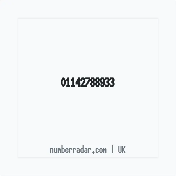 Reverse number check for +44 114 278 8933 — who called me?