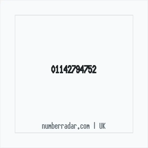 Reverse number check for +44 114 279 4752 — who called me?