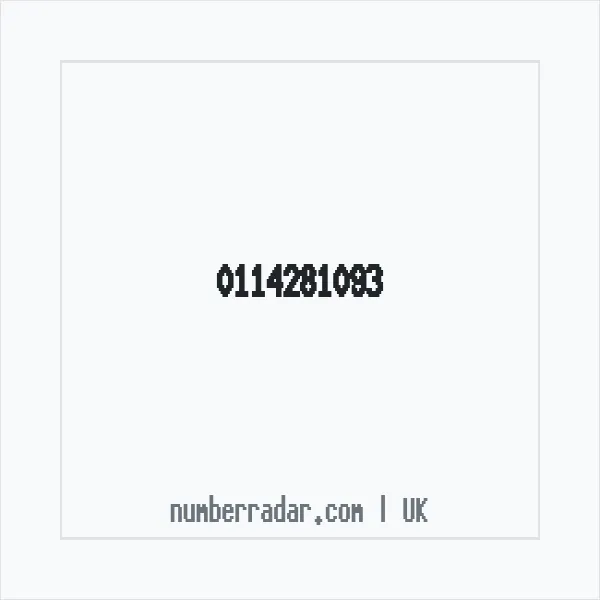 Reverse number check for +44 114281093 — who called me?