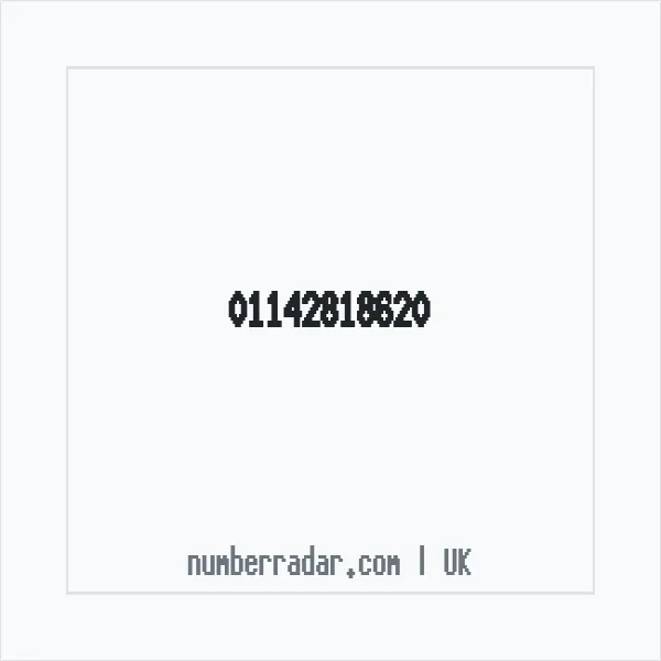 Reverse number check for +44 114 281 8620 — who called me?