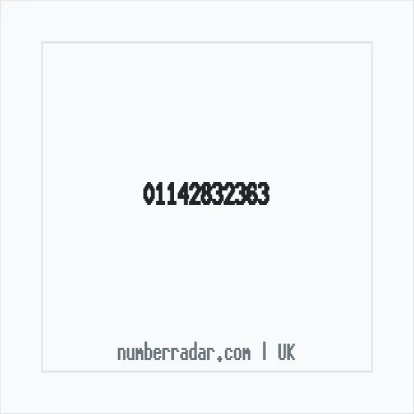 Reverse number check for +44 114 283 2363 — who called me?