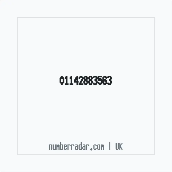 Reverse number check for +44 114 288 3563 — who called me?