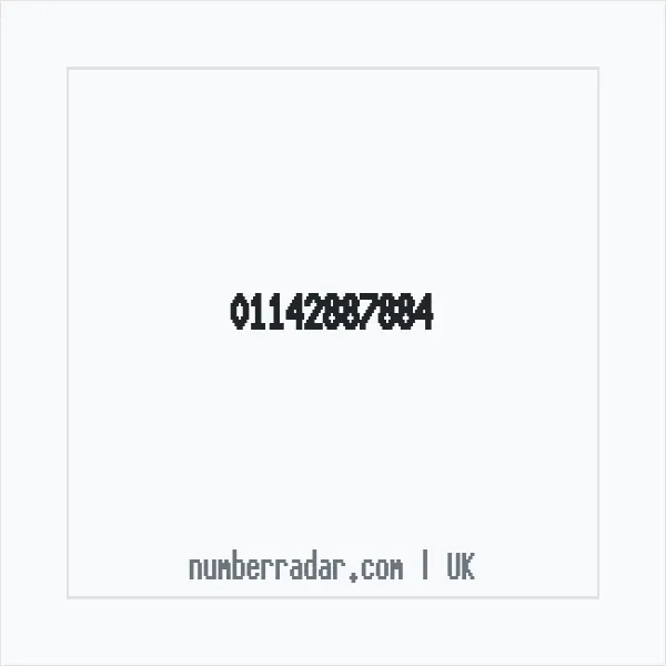 Reverse number check for +44 114 288 7884 — who called me?