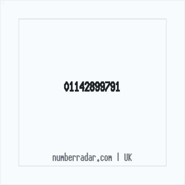 Reverse number check for +44 114 289 9791 — who called me?