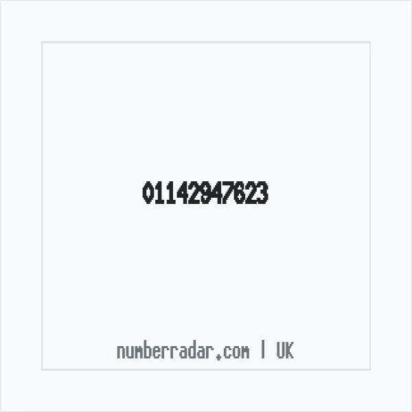 Reverse number check for +44 114 294 7623 — who called me?