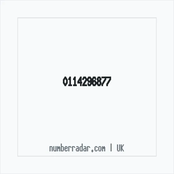 Reverse number check for +44 114296877 — who called me?