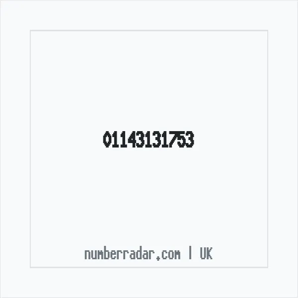 Reverse number check for +44 114 313 1753 — who called me?