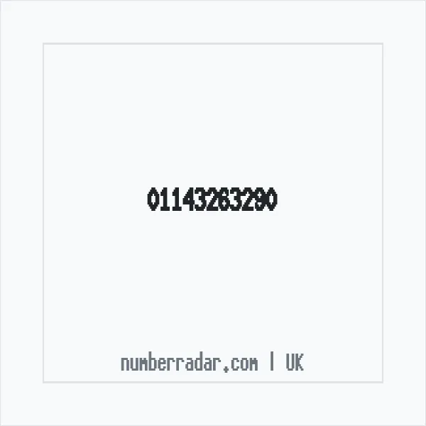 Reverse number check for +44 114 326 3290 — who called me?
