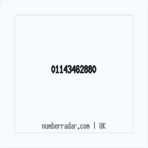 Reverse number check for +44 114 346 2880 — who called me?