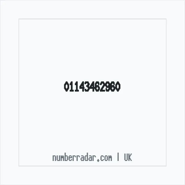 Reverse number check for +44 114 346 2960 — who called me?