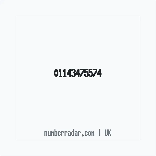 Reverse number check for +44 114 347 5574 — who called me?