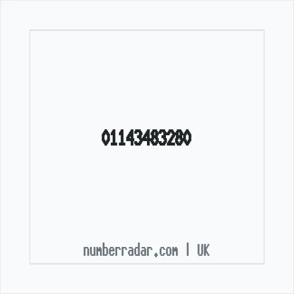 Reverse number check for +44 114 348 3280 — who called me?