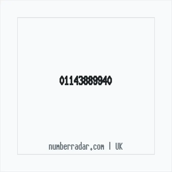 Reverse number check for +44 114 388 9940 — who called me?