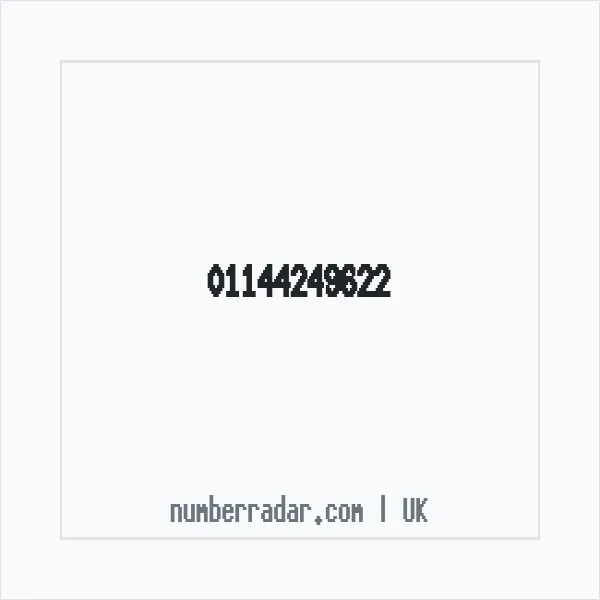 Reverse number check for +44 114 424 9622 — who called me?
