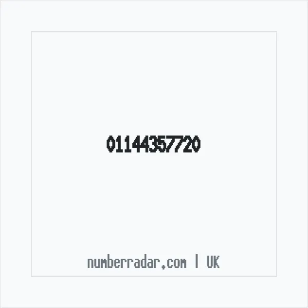 Reverse number check for +44 114 435 7720 — who called me?