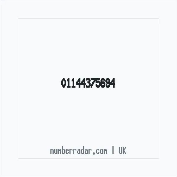 Reverse number check for +44 114 437 5694 — who called me?