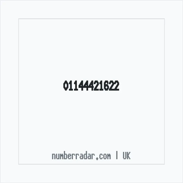 Reverse number check for +44 114 442 1622 — who called me?
