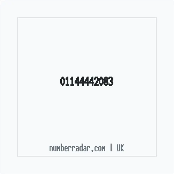 Reverse number check for +44 114 444 2083 — who called me?