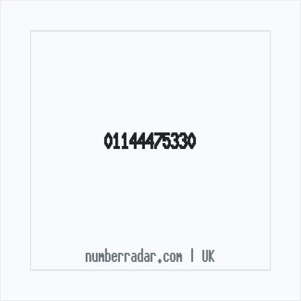 Reverse number check for +44 114 447 5330 — who called me?