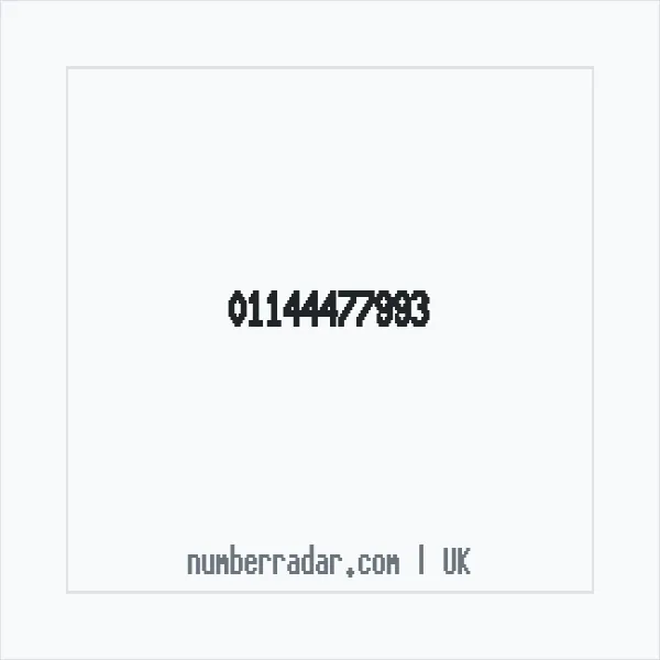 Reverse number check for +44 114 447 7993 — who called me?