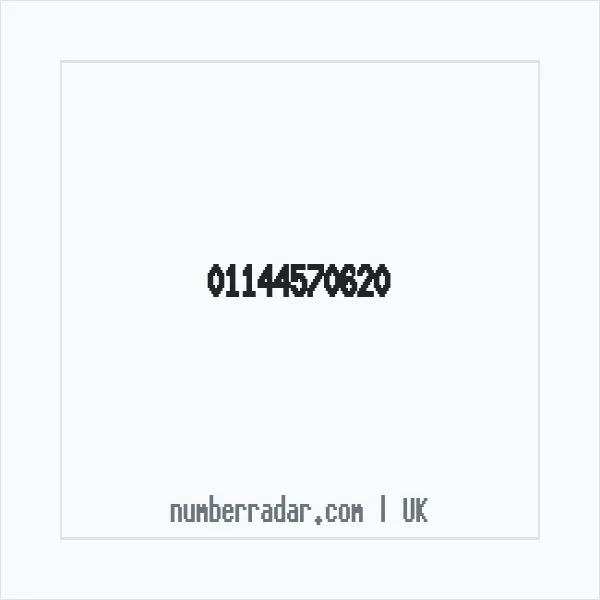 Reverse number check for +44 114 457 0620 — who called me?
