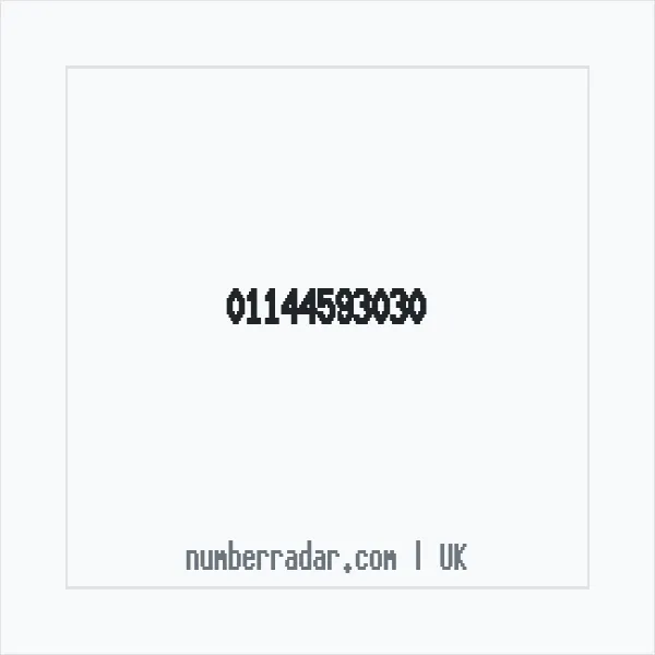 Reverse number check for +44 114 459 3030 — who called me?