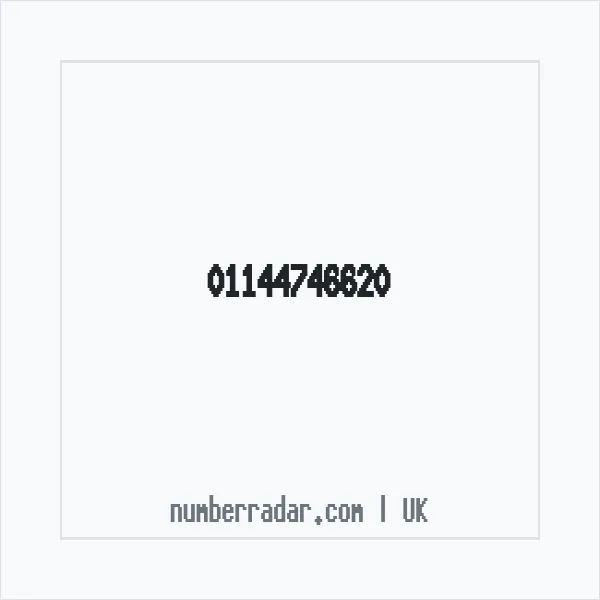 Reverse number check for +44 114 474 6620 — who called me?