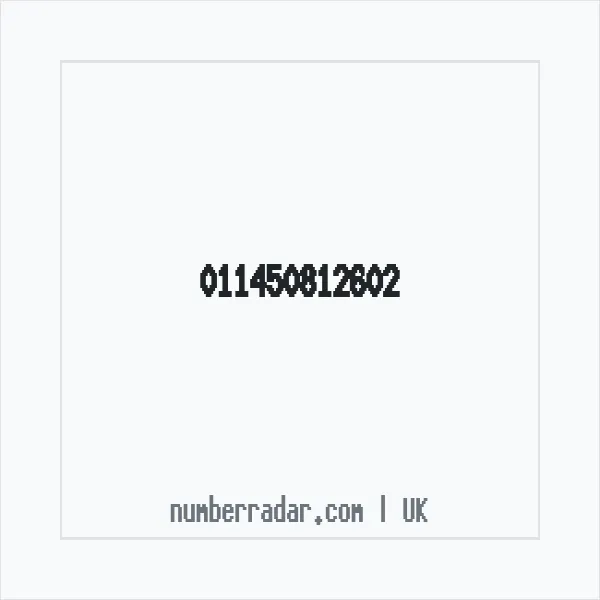 Reverse number check for +44 (1145) 081-260 — who called me?