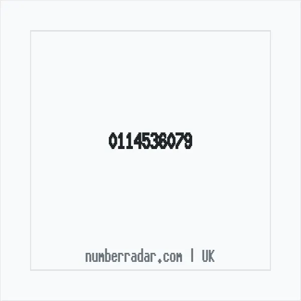 Reverse number check for +44 114536079 — who called me?