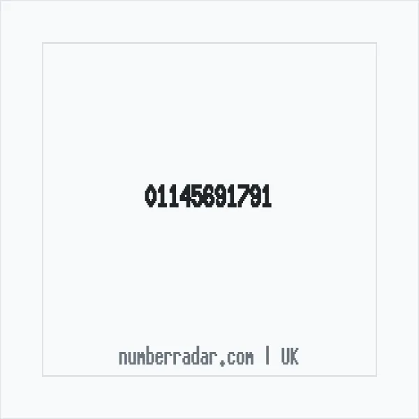 Reverse number check for +44 114 569 1791 — who called me?