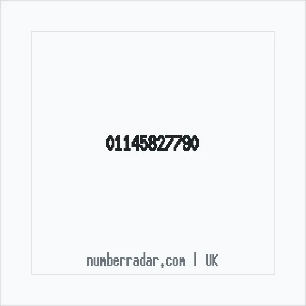 Reverse number check for +44 114 582 7790 — who called me?