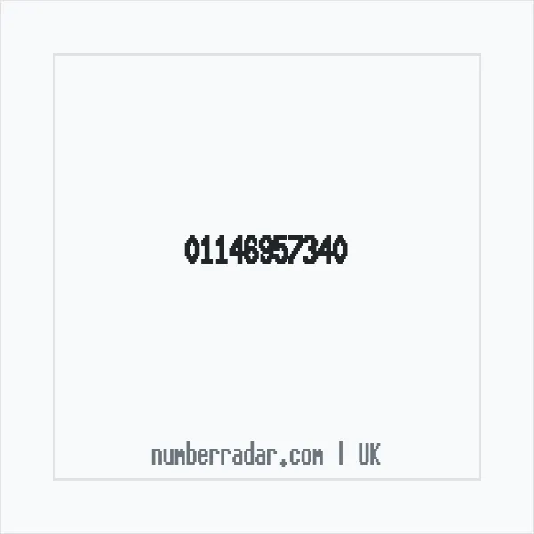 Reverse number check for +44 114 695 7340 — who called me?