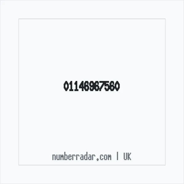 Reverse number check for +44 114 696 7560 — who called me?