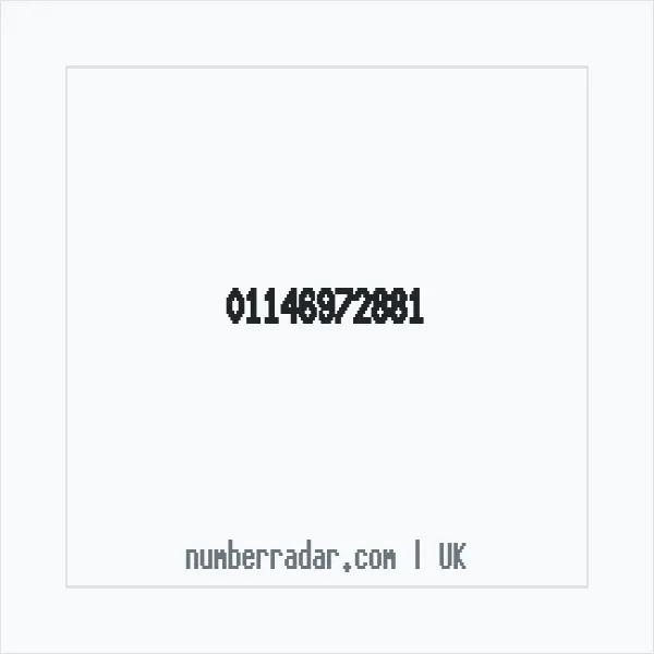 Reverse number check for +44 114 697 2881 — who called me?