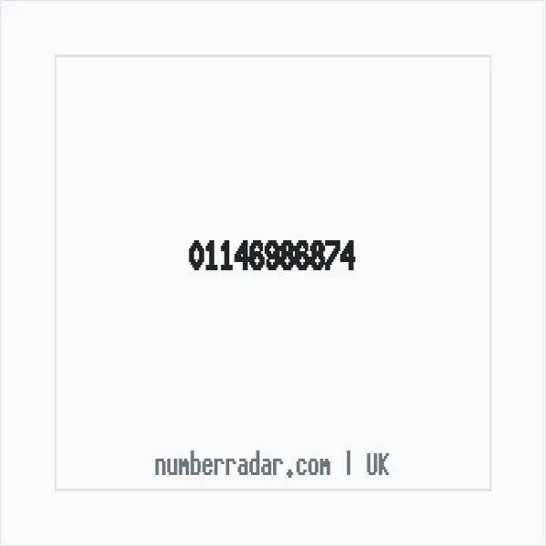 Reverse number check for +44 114 698 6874 — who called me?