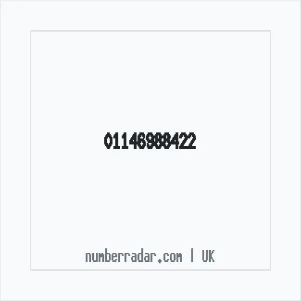 Reverse number check for +44 114 698 8422 — who called me?
