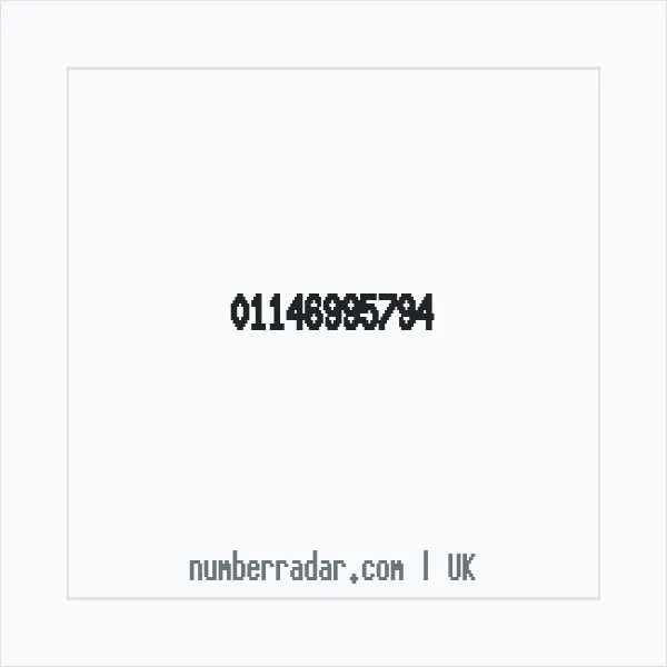 Reverse number check for +44 114 699 5794 — who called me?