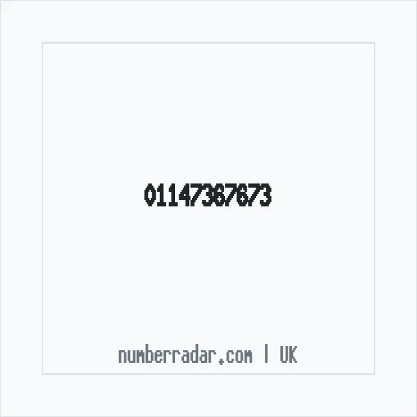 Reverse number check for +44 114 736 7673 — who called me?