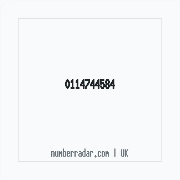 Reverse number check for +44 114744584 — who called me?