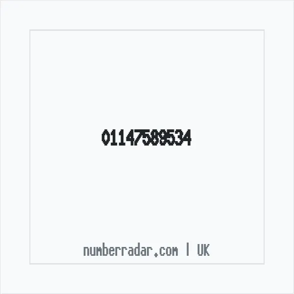 Reverse number check for +44 114 758 9534 — who called me?