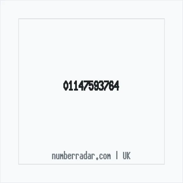 Reverse number check for +44 114 759 3764 — who called me?
