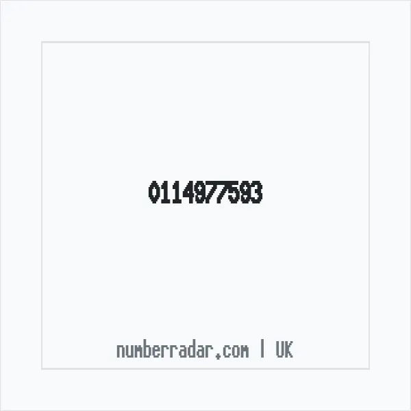 Reverse number check for +44 114977593 — who called me?