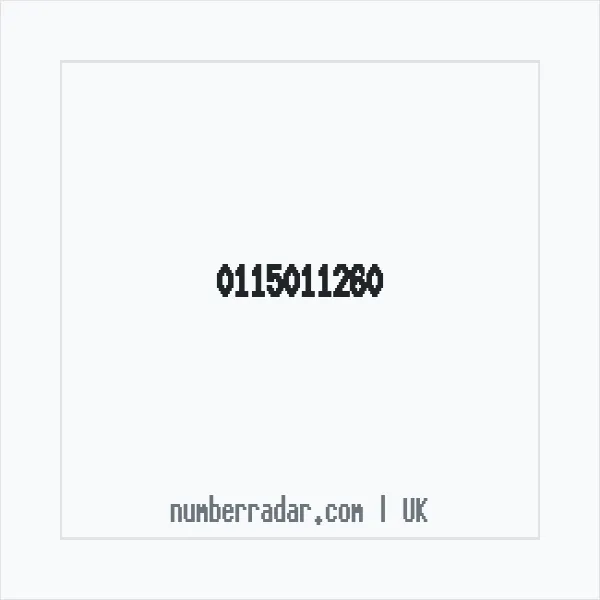 Reverse number check for +44 115011260 — who called me?