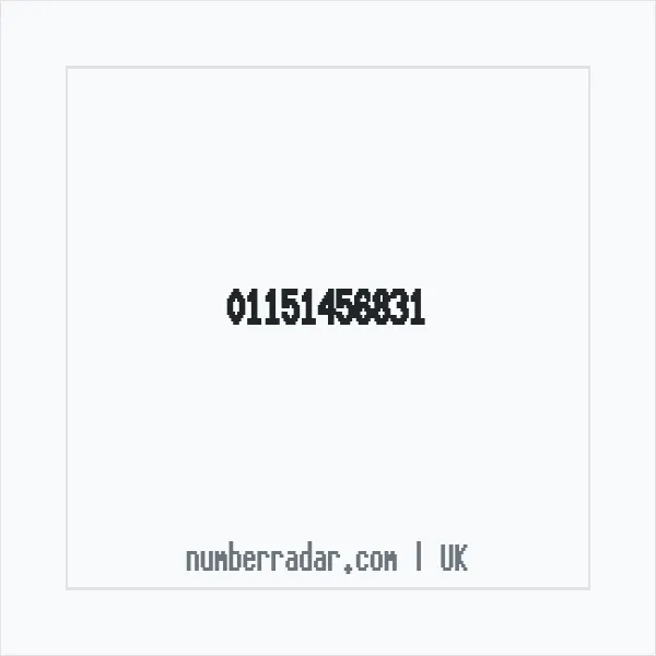 Reverse number check for +44 115 145 6831 — who called me?