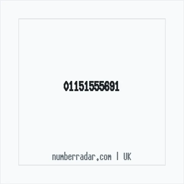 Reverse number check for +44 115 155 5691 — who called me?