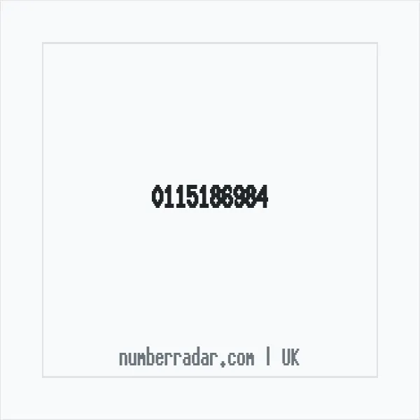 Reverse number check for +44 115186984 — who called me?